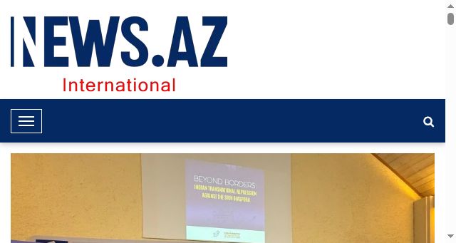 Screenshot of news.az