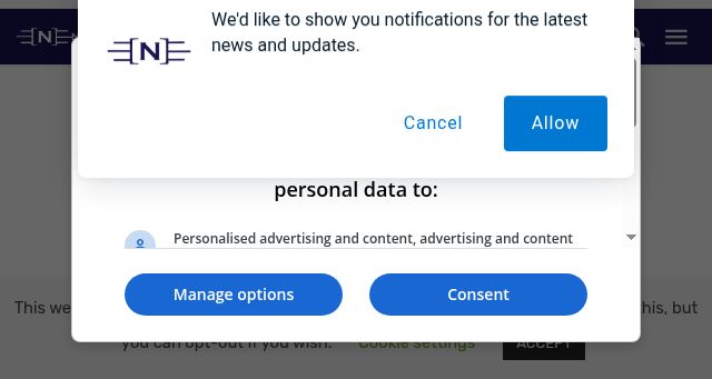 Screenshot of newsaffinity.com