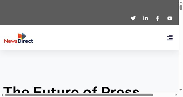 Screenshot of newsdirect.com