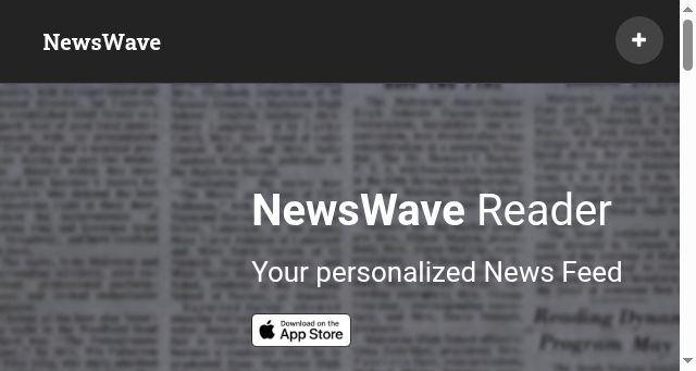 Screenshot of newswaveapp.com