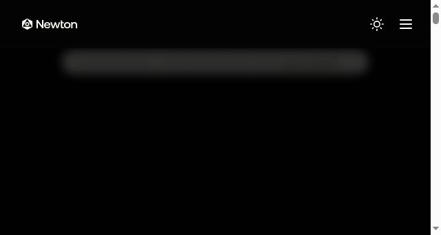 Screenshot of newton.xyz