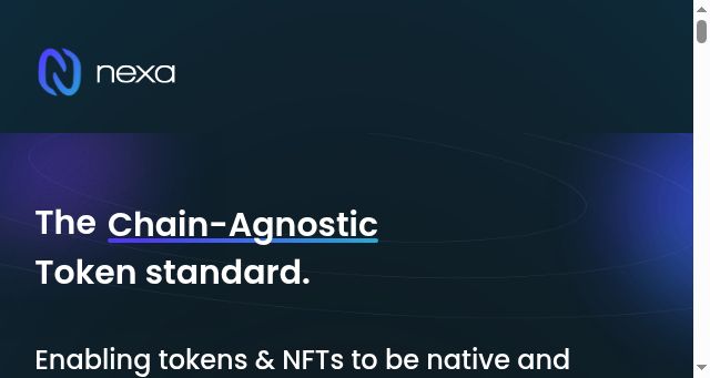 Screenshot of nexa.network