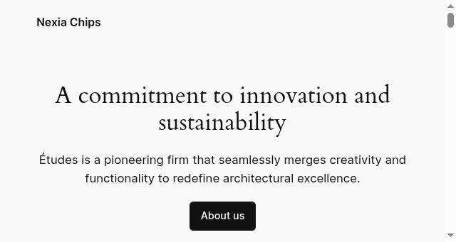 Screenshot of nexiachips.com