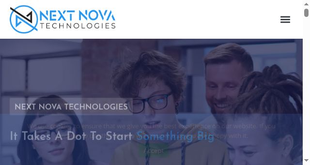 Screenshot of nextnova.tech