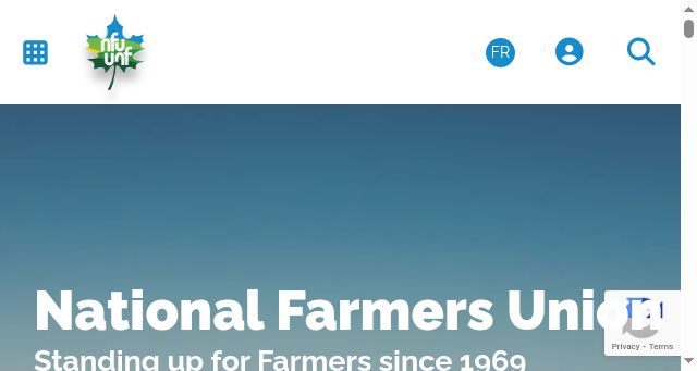 Screenshot of nfu.ca