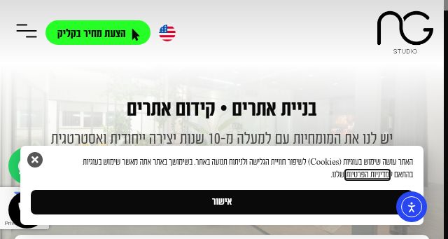 Screenshot of ngstudio.co.il