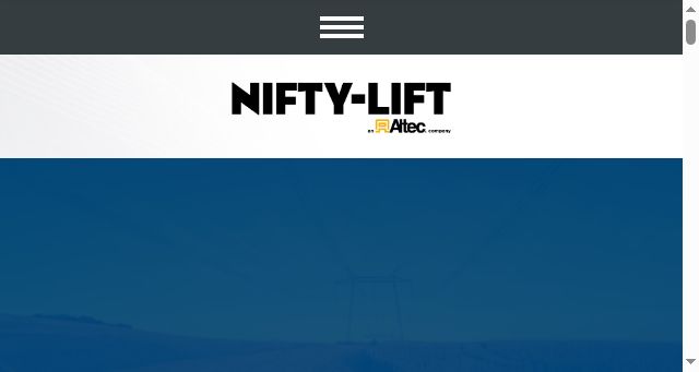 Screenshot of nifty-lift.com.au