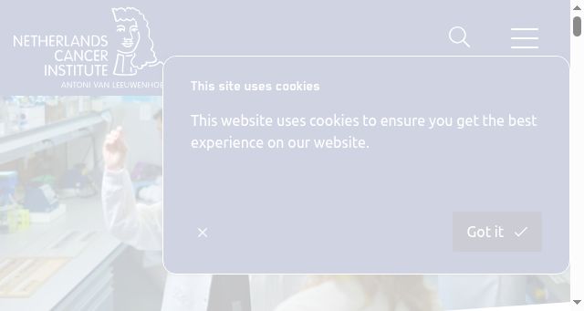 Screenshot of nki.nl