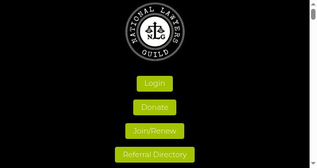 Screenshot of nlg.org