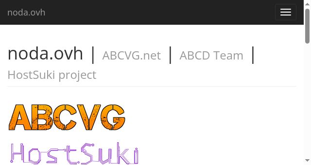 Screenshot of noda.ovh