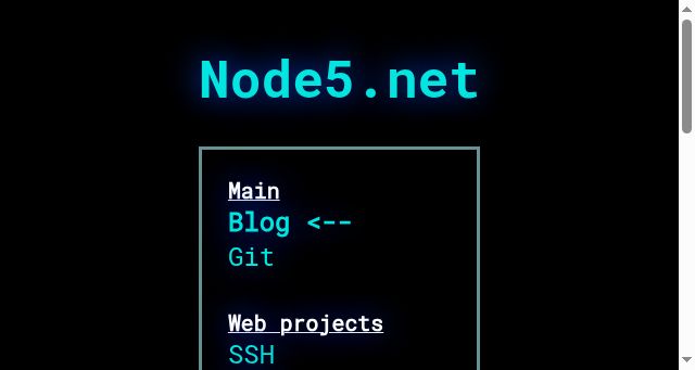 Screenshot of node5.net