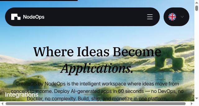 Screenshot of nodeops.network