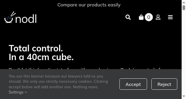 Screenshot of nodl.eu