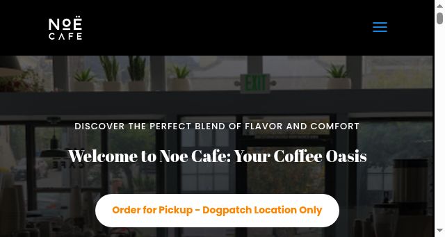 Screenshot of noecafe.com
