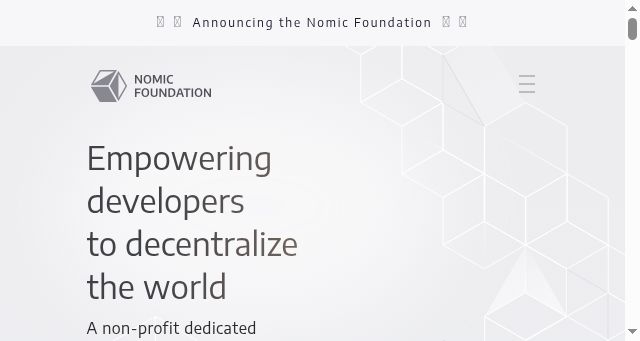 Screenshot of nomic.foundation