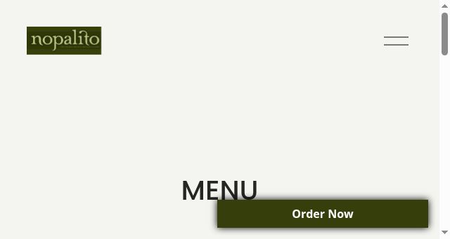 Screenshot of nopalitosf.com