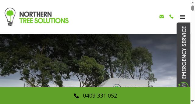 Screenshot of northerntreesolutions.com.au