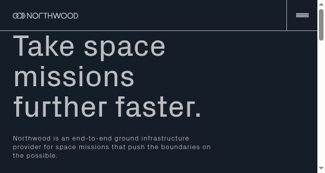 Screenshot of northwoodspace.io