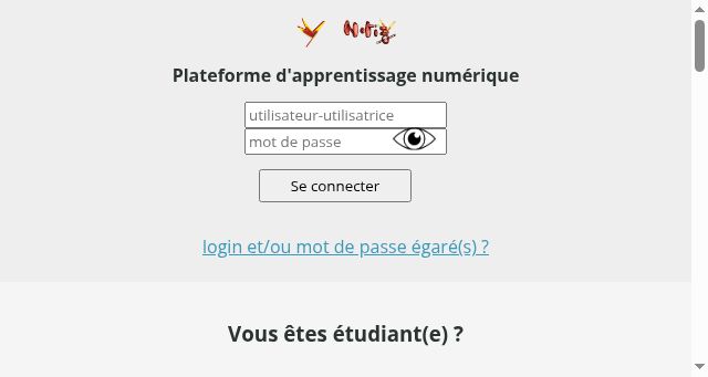 Screenshot of notiz.fr