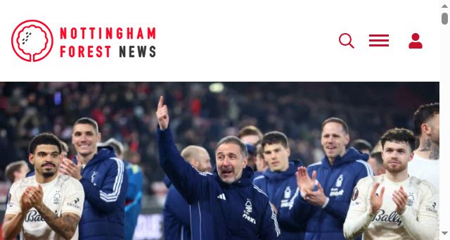 Screenshot of nottinghamforest.news