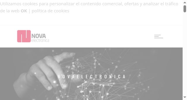 Screenshot of novaelectronica.com