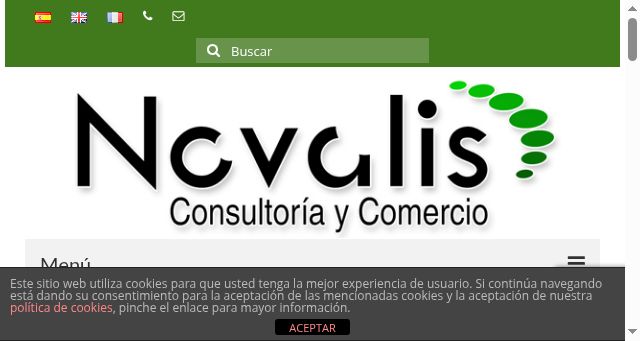 Screenshot of novaliscc.com
