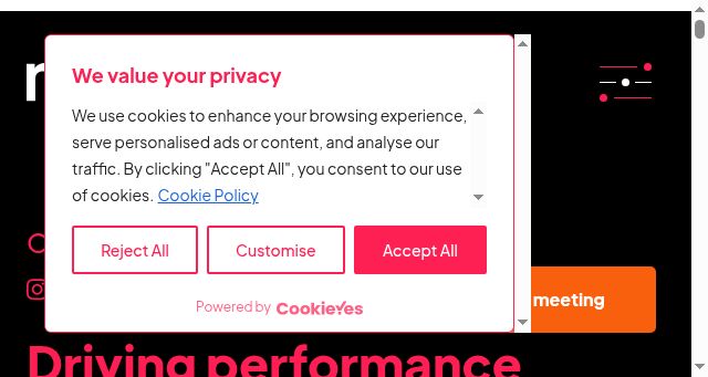 Screenshot of novaro.agency