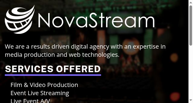 Screenshot of novastream.ca