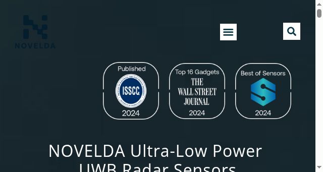 Screenshot of novelda.com