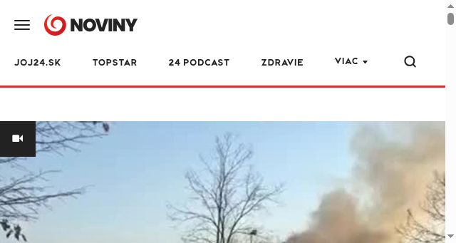 Screenshot of noviny.sk