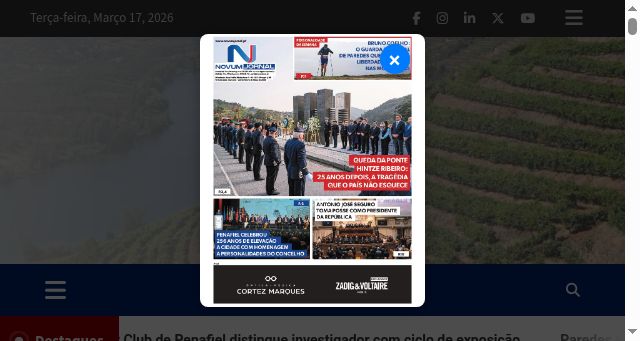 Screenshot of novumcanal.pt