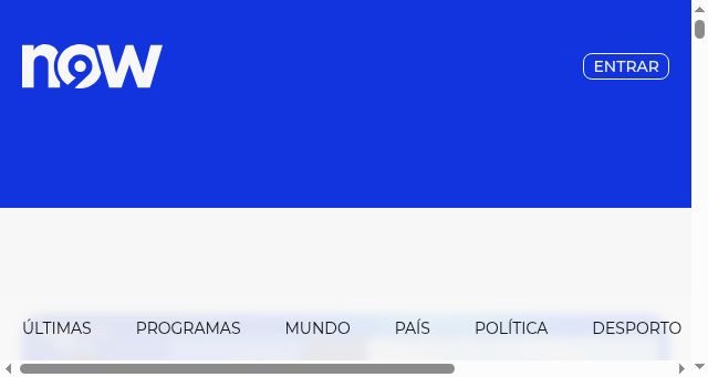 Screenshot of nowcanal.pt