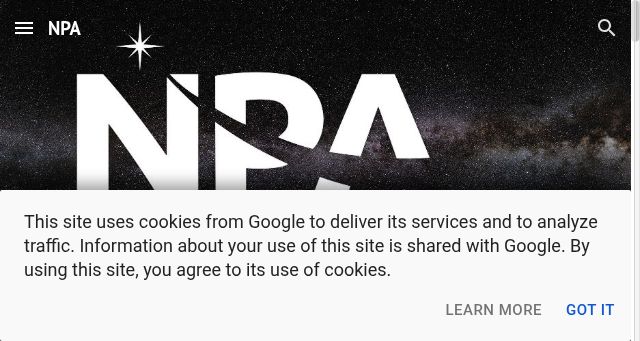 Screenshot of npa-planetarium.org