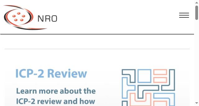 Screenshot of nro.net