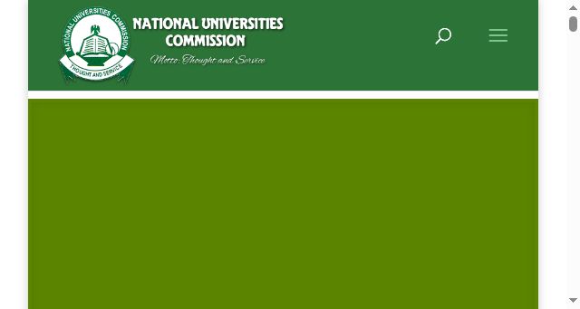 Screenshot of nuc.edu.ng