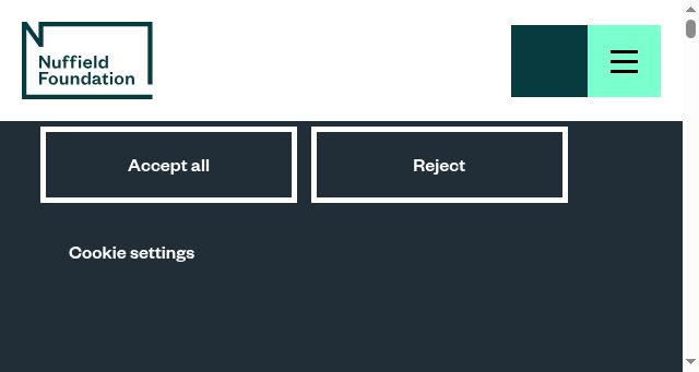 Screenshot of nuffieldfoundation.org
