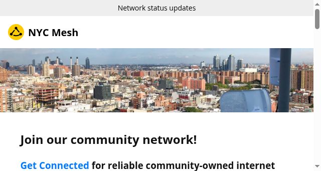 Screenshot of nycmesh.net