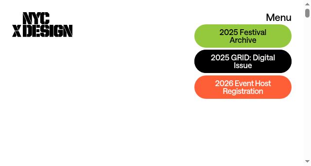 Screenshot of nycxdesign.org