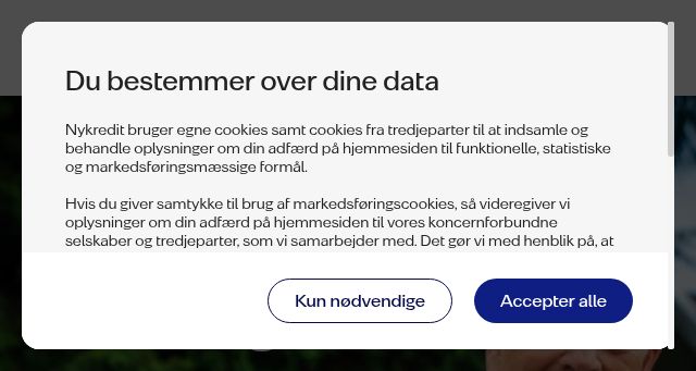 Screenshot of nykredit.dk