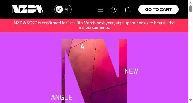 Screenshot of nzdesignweek.com