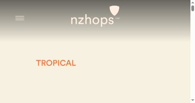 Screenshot of nzhops.co.nz