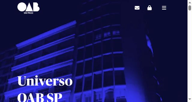 Screenshot of oabsp.org.br