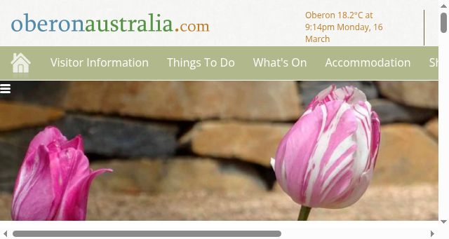 Screenshot of oberonaustralia.com.au