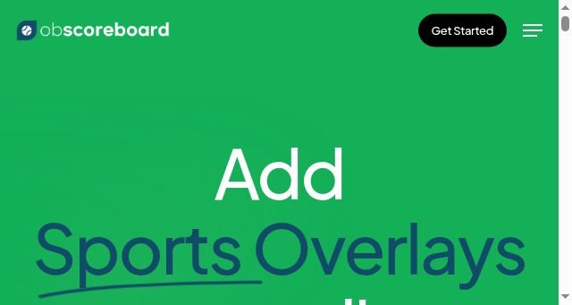 Screenshot of obscoreboard.com