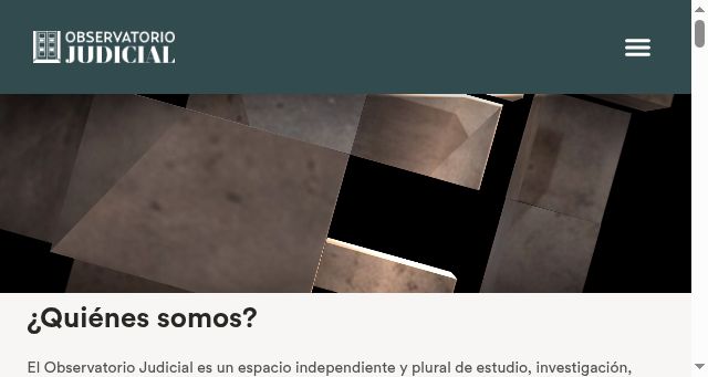 Screenshot of observatoriojudicial.com.mx