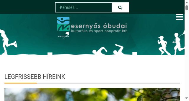 Screenshot of obudasport.hu