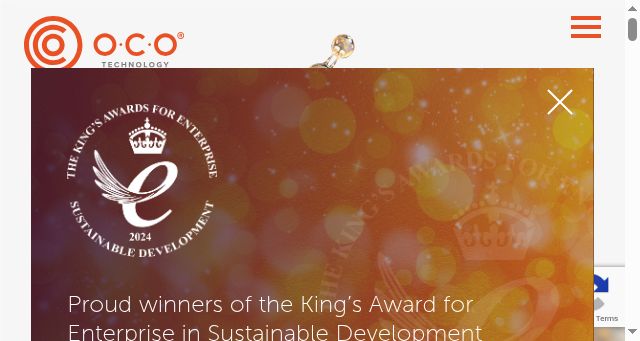Screenshot of oco.co.uk