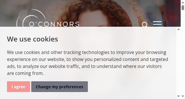 Screenshot of oconnors.law