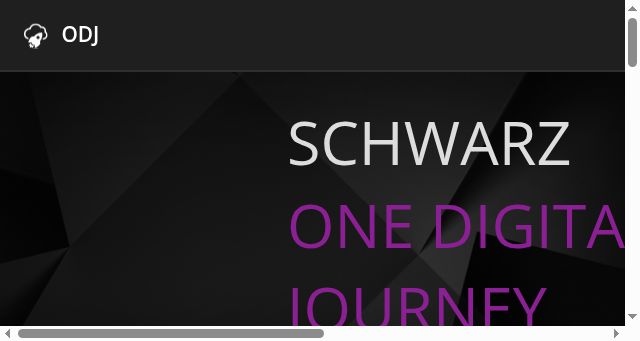 Screenshot of odj.cloud