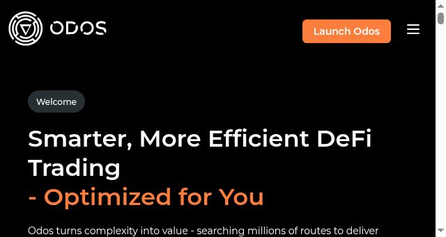 Screenshot of odos.xyz